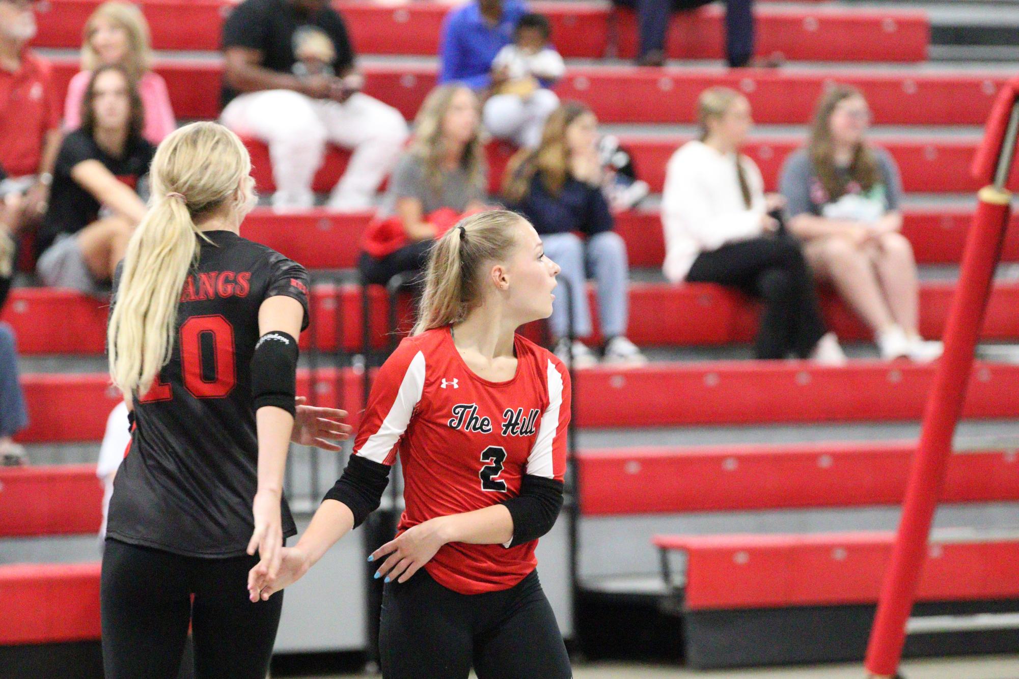 Volleyball falls to Hernando in 1st home game of season.