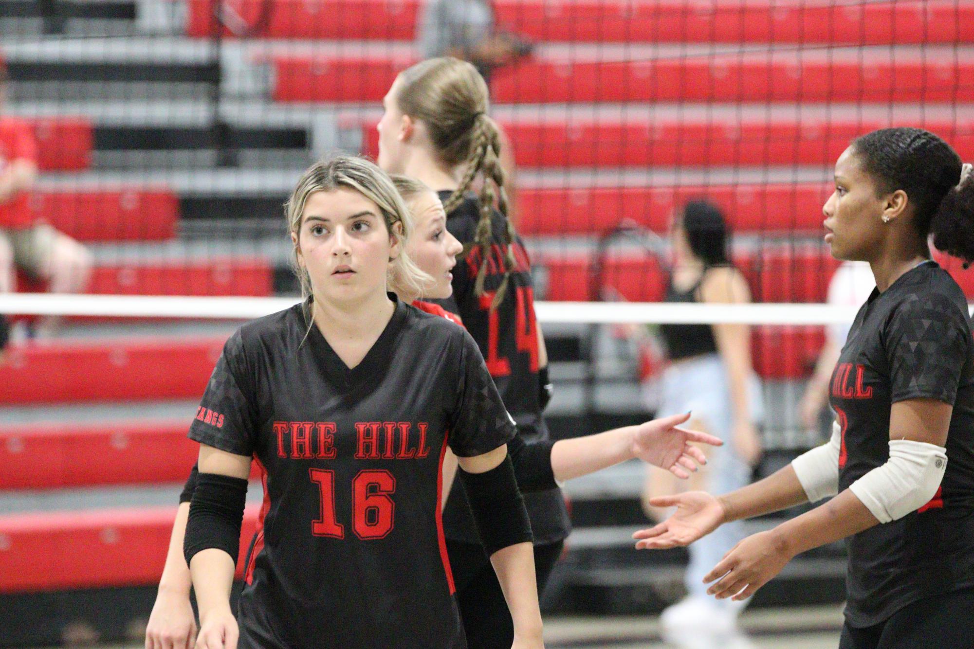 Volleyball falls to Hernando in 1st home game of season.