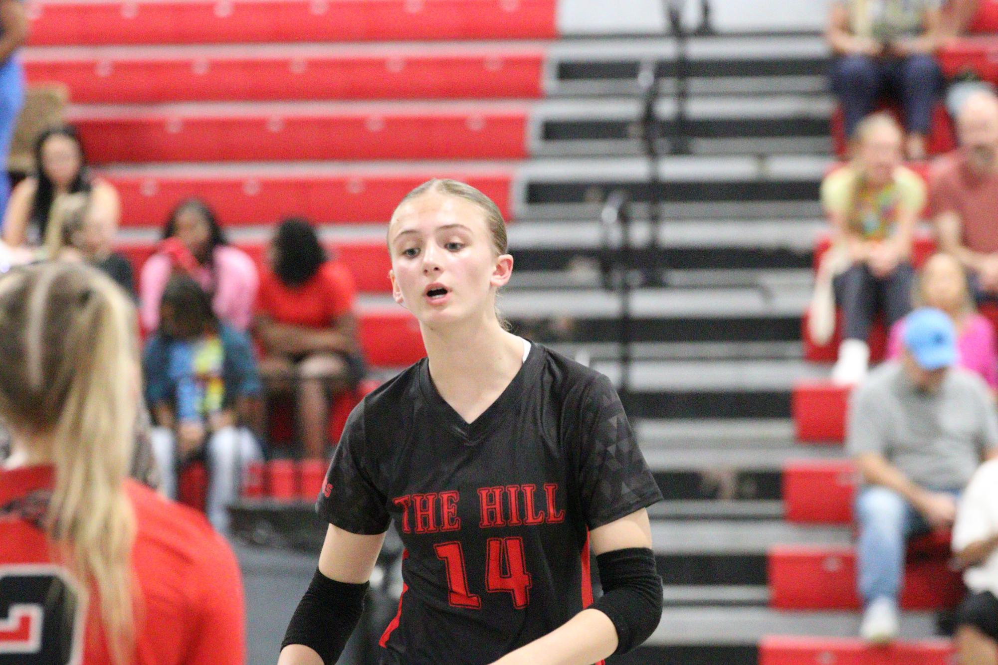 Volleyball falls to Hernando in 1st home game of season.