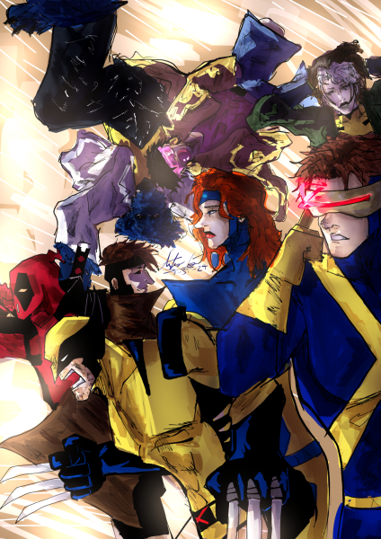 "To Me, My X-Men." Clip Studio, Digital Art, 31 July 2024.