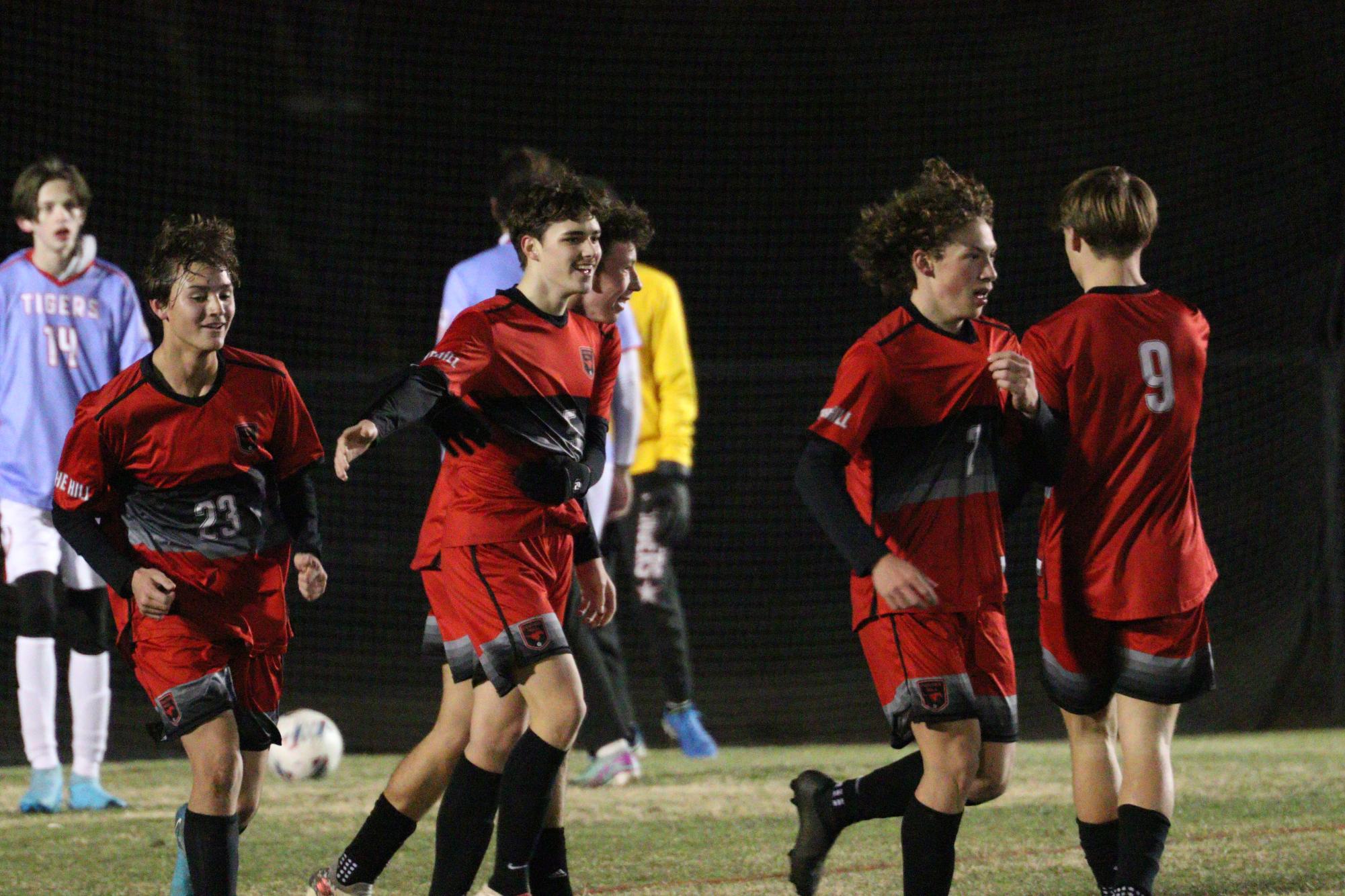 Boys soccer dominates against South Panola; former team manager scores hat trick.